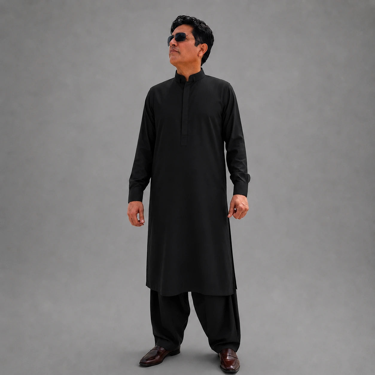 Black Unstitched Fabric