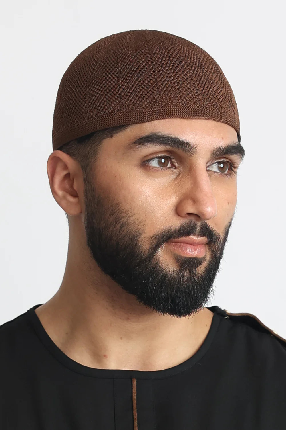 Premium Islamic Prayer Cap – Soft, Breathable & Comfortable for Daily Salah (Navy Blue)